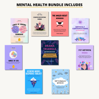 Take charge of your mental and emotional well-being with this beautifully curated digital bundle of therapeutic resources. Whether you're navigating overwhelm, breaking toxic cycles or simply seeking clarity and calm—this collection gives you the tools to understand your mind, process your emotions and respond with resilience.