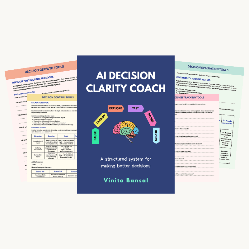 Structured decision making framework turning confusion into clarity for better decisions