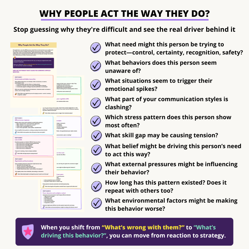 Difficult people often display patterns that are unpredictable, intense or misaligned with healthy communication norms. These patterns make interactions feel heavy, emotionally taxing and exhausting.